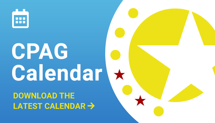 Latest CPAG Calendar