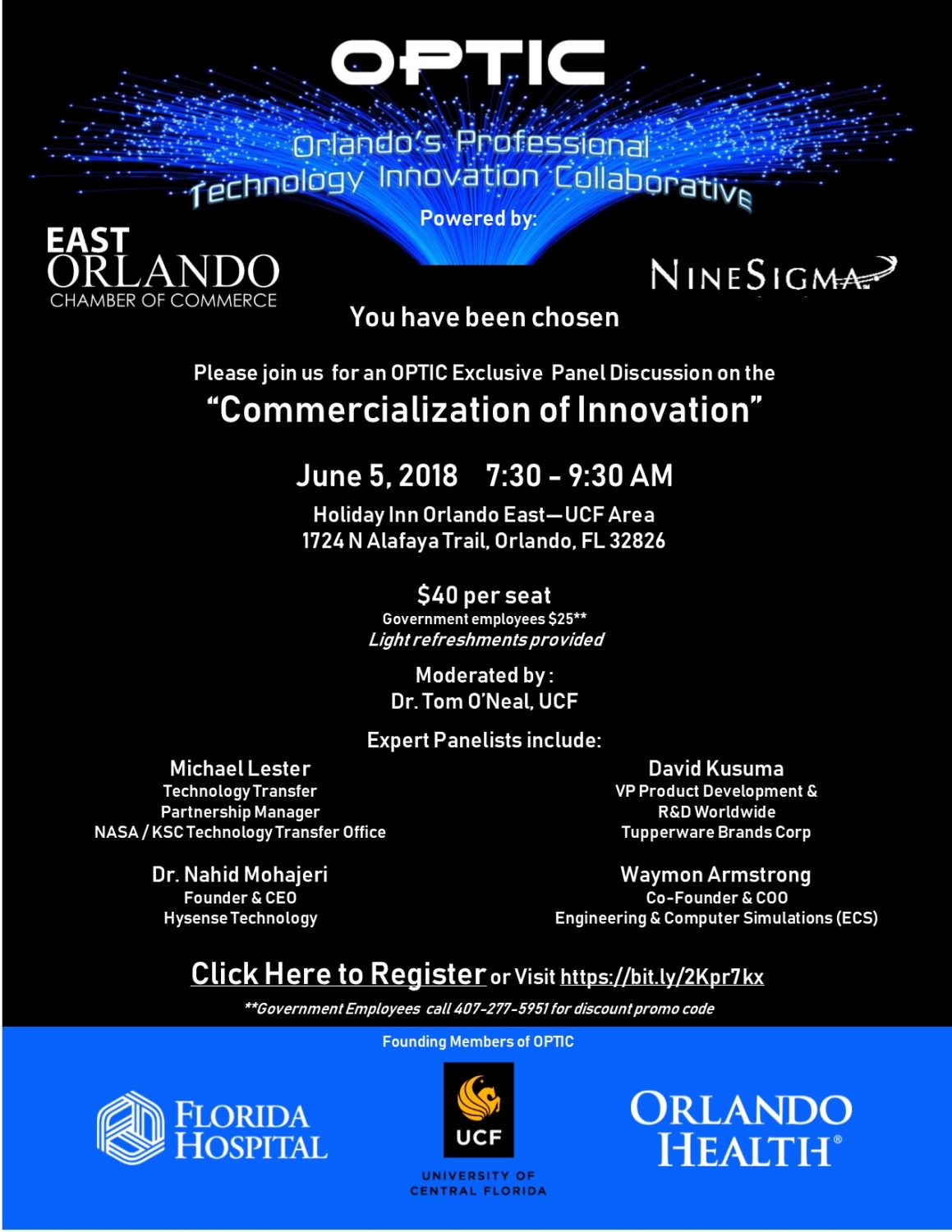 East Orlando Chamber Announces Optic Event 5 Jun 2018 National Center For Simulation